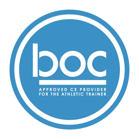 BOC Approved CE Provider for the Athletic Trainer seal