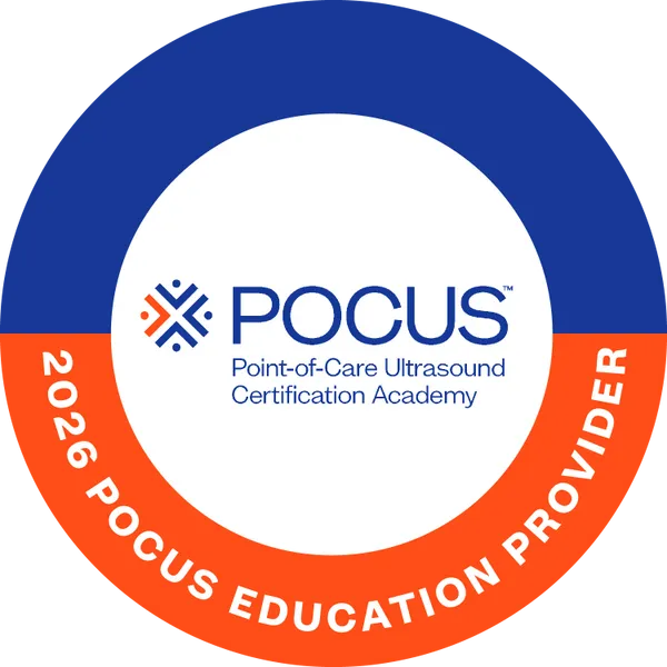 2026 POCUS Education Provider seal